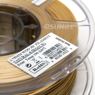 eSUN 3D Filament Terbaru Optimized Wood Filament 1.75 mm - 0.5 KG